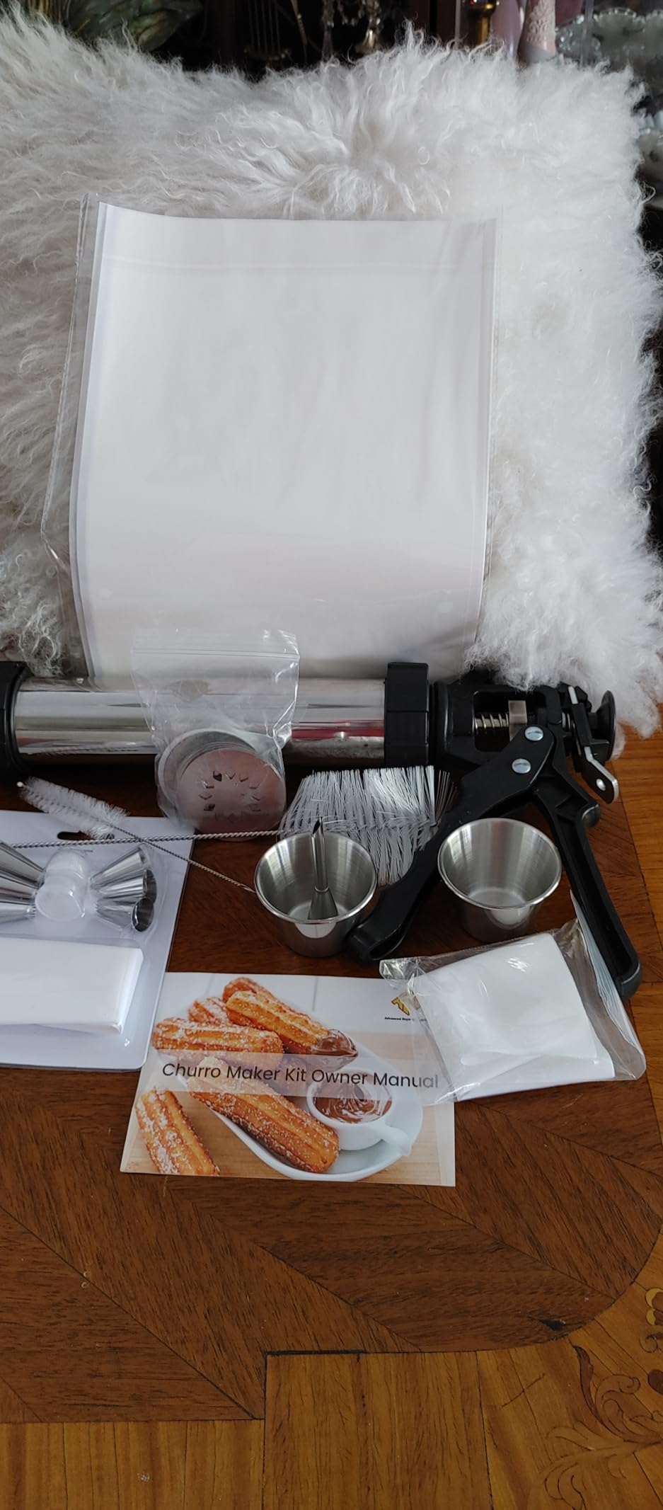 ARC 42-Piece Churro Maker Set Cookies Press Set,3-IN-1 Multifunctional Maquina Para Hacer churros,Churreras Para Churros customer photo 2