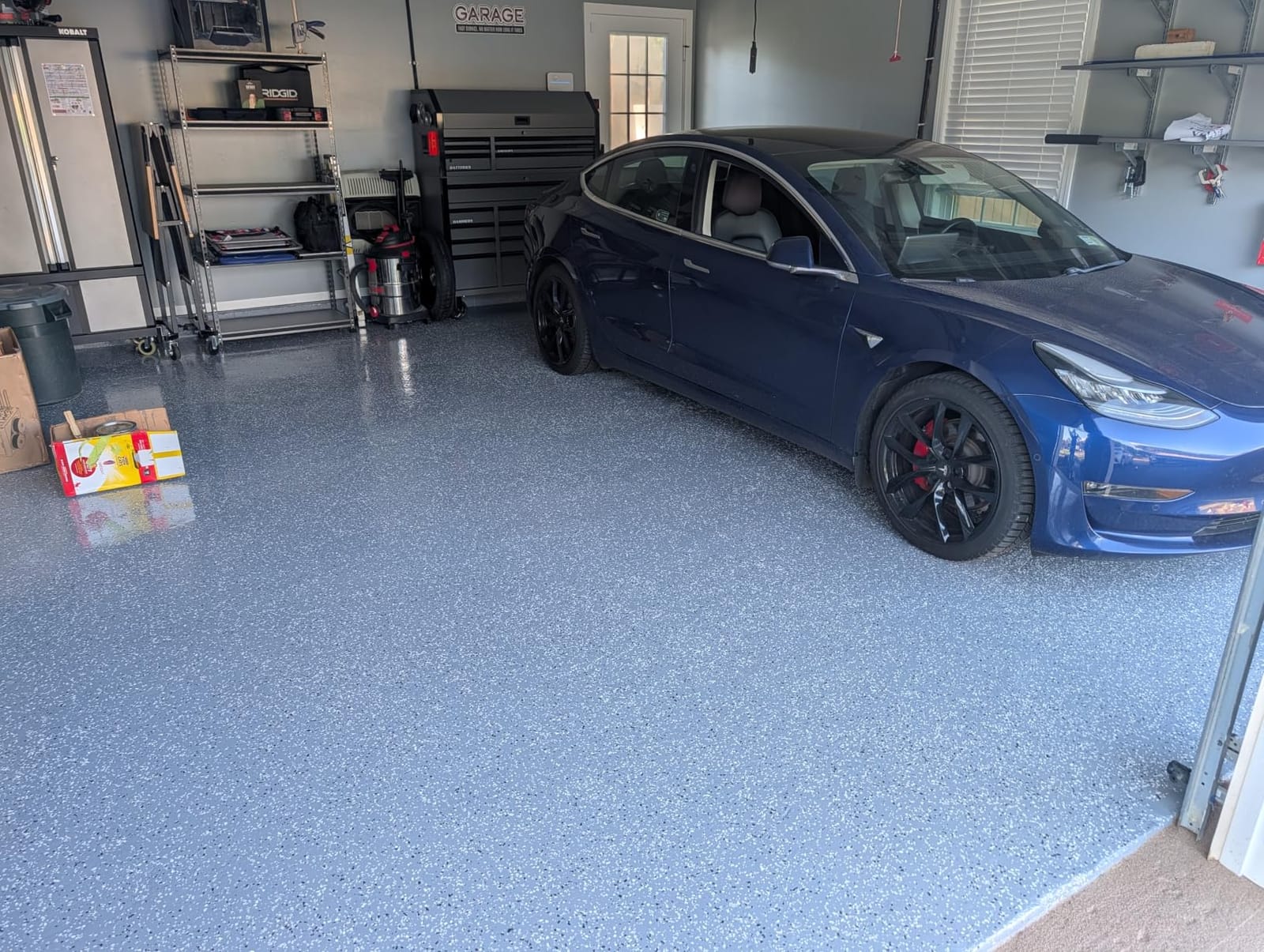 Gorilla Epoxy Garage Floor Coating Kit, 12 Pieces, 550 sq. ft. Coverage customer photo 1