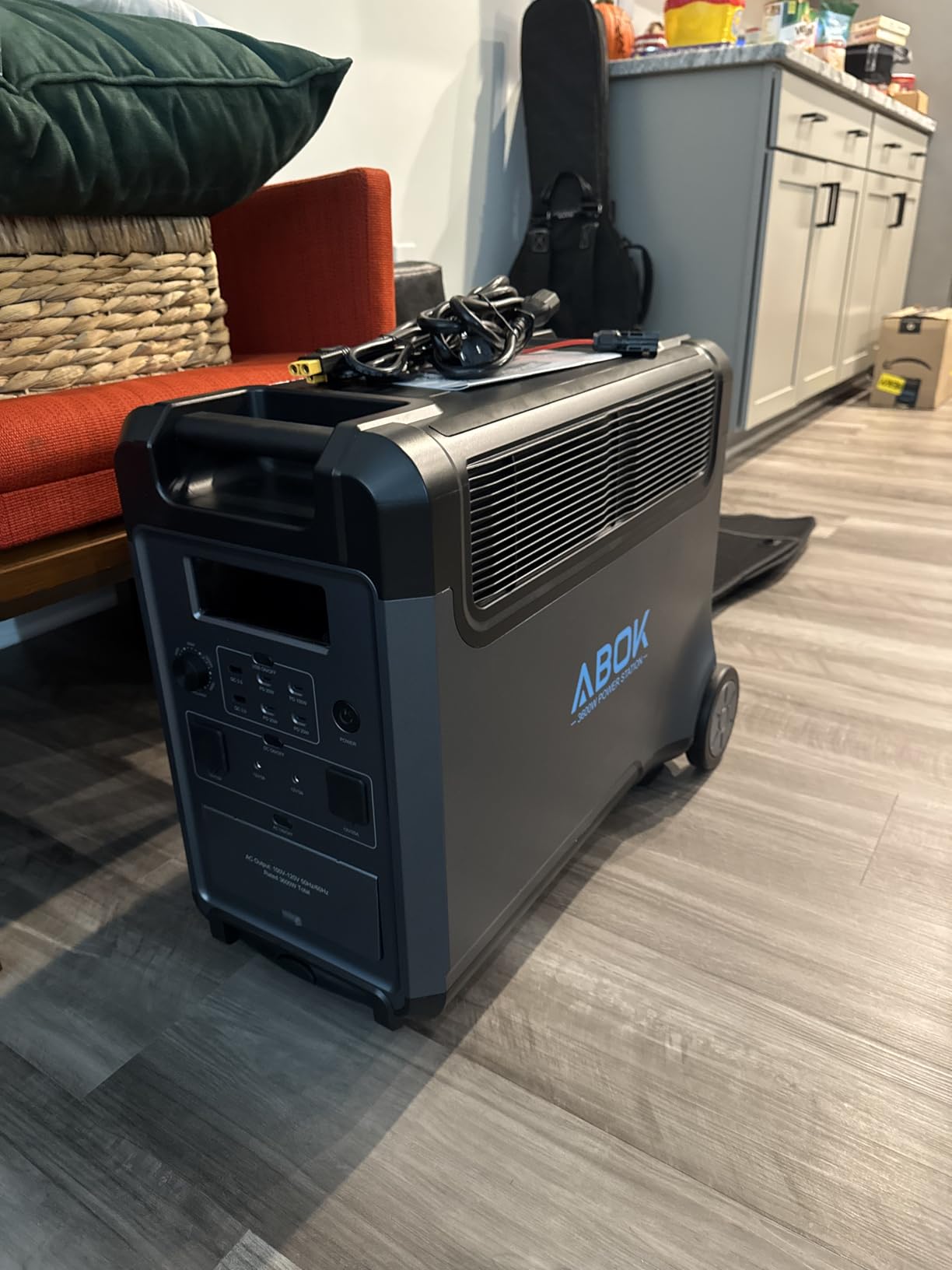 ABOK Ark3600 Portable Power Station 3600W, 3840Wh LiFePO4 Battery customer photo 2