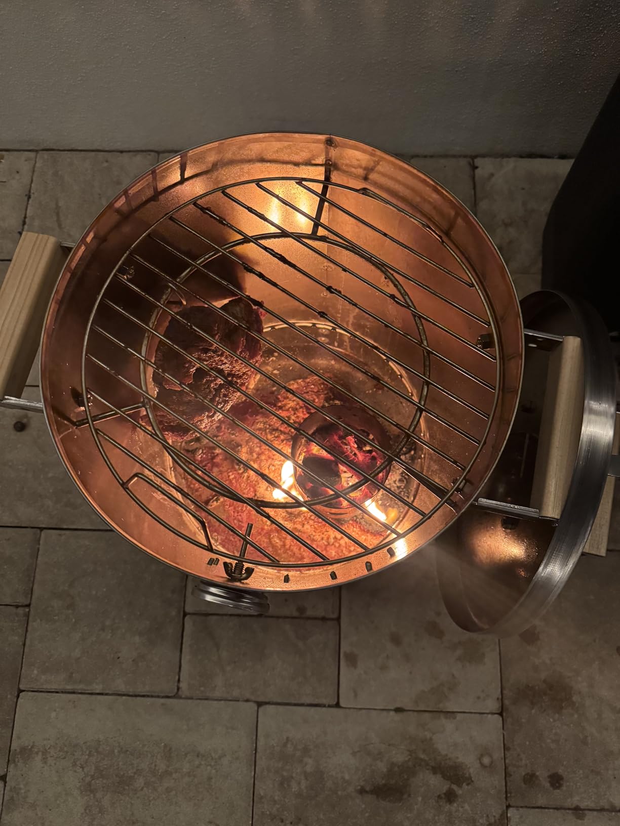 3-in-1 Stainless Steel Smoker Barrel Grill – Portable Charcoal BBQ with Thermometer, 25 lbs Outdoor Cooking Smoker for Camping, Backyard & Home BBQ INGRILL customer photo 1