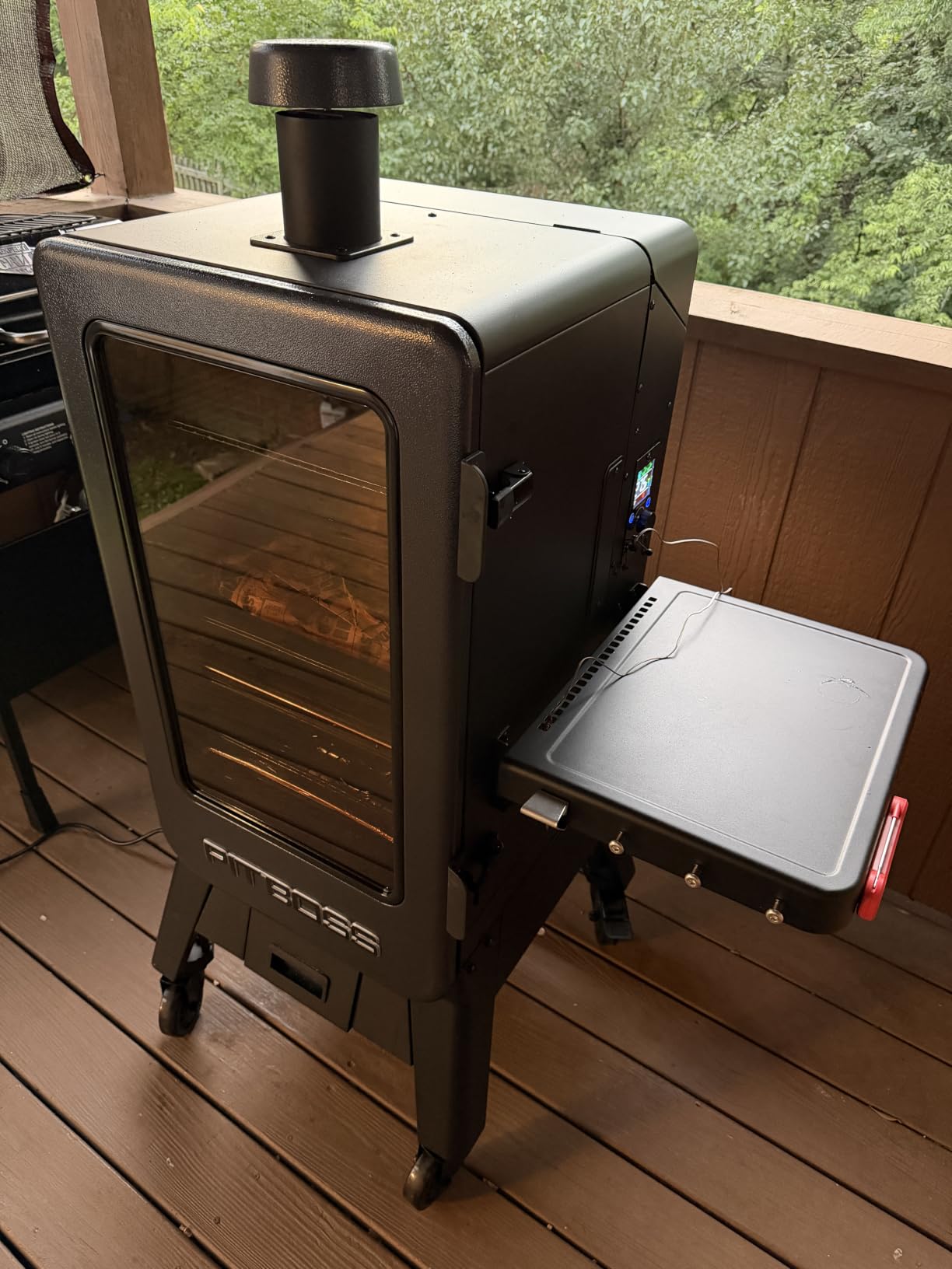 Pit Boss Navigator 6-Series WiFi & Bluetooth Wood Pellet Vertical Smoker with LCD Digital Controller, 2,224-Sq. In. 5-Rack Cooking Space, 130°F to 420°F TempRange, Meat Probe, 75 lb. Pellet Hopper customer photo 2