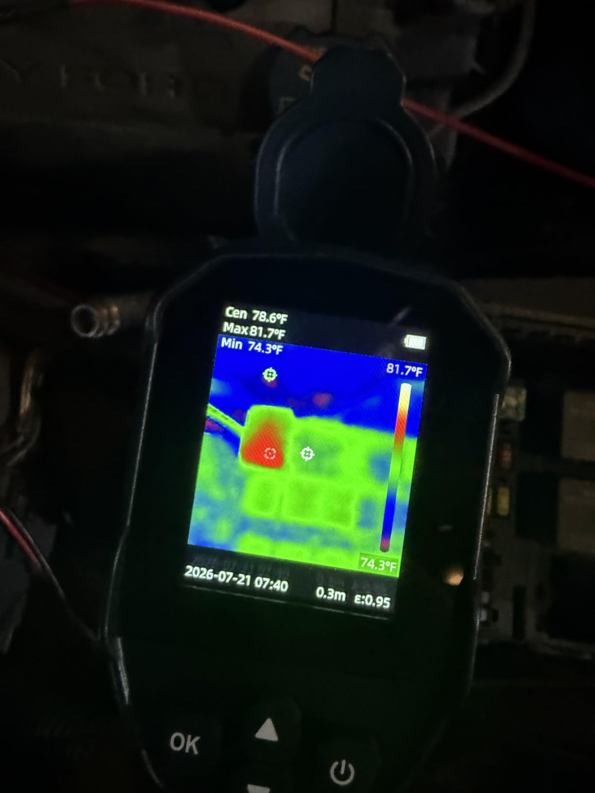 Thermal Camera, 240 x 240 TISR Resolution for Home Inspection customer photo 2