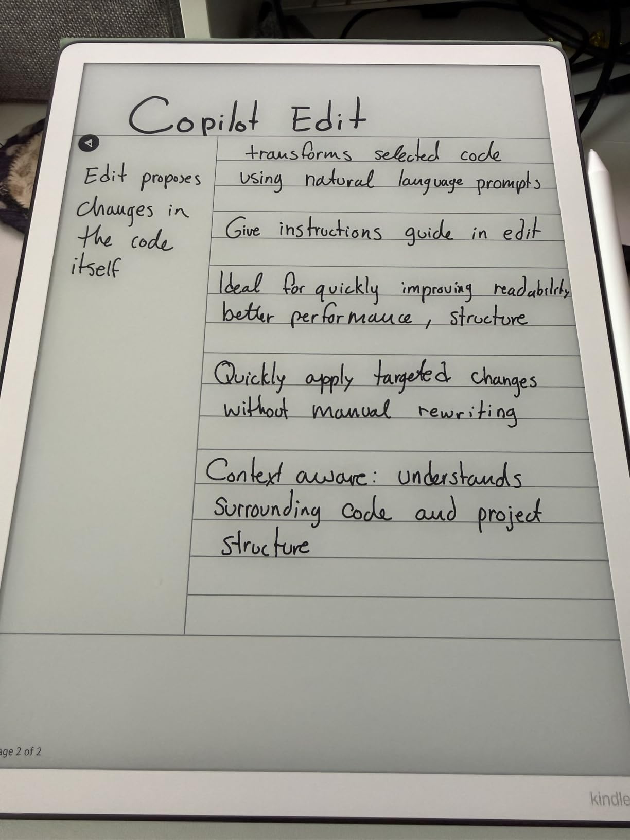 Amazon Kindle Scribe 64GB (newest model) — 11” display with front light, paper-like feel, and no distractions — Write in notebooks, docs, and books. Pen included - Graphite customer photo 2