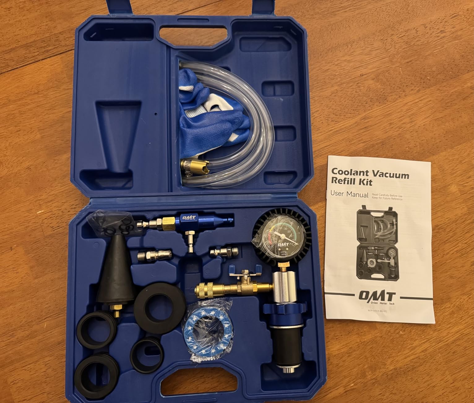 OMT Coolant Vacuum Refill Kit, 13 Pcs Radiator Cooling Tool Set with Hose customer photo 1