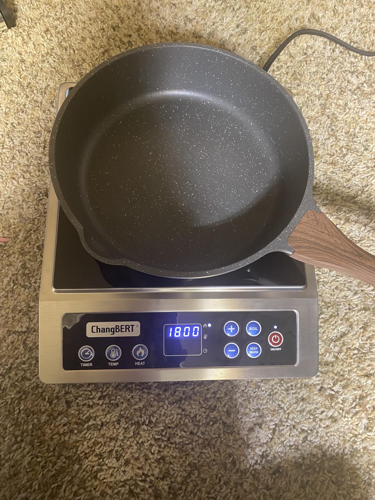 ChangBERT Induction Cooktop Professional Chef Edition, NSF Certified Stove customer photo 1