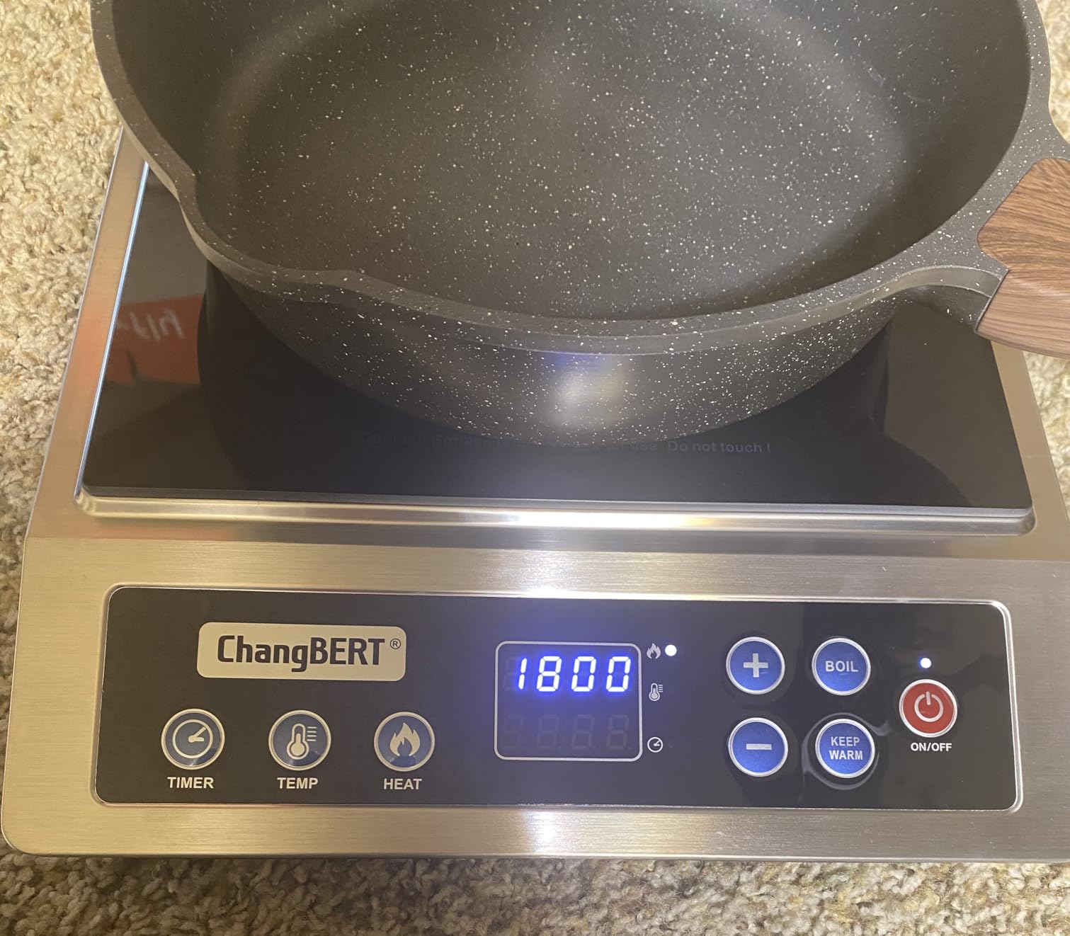 ChangBERT Induction Cooktop Professional Chef Edition, NSF Certified Stove customer photo 2