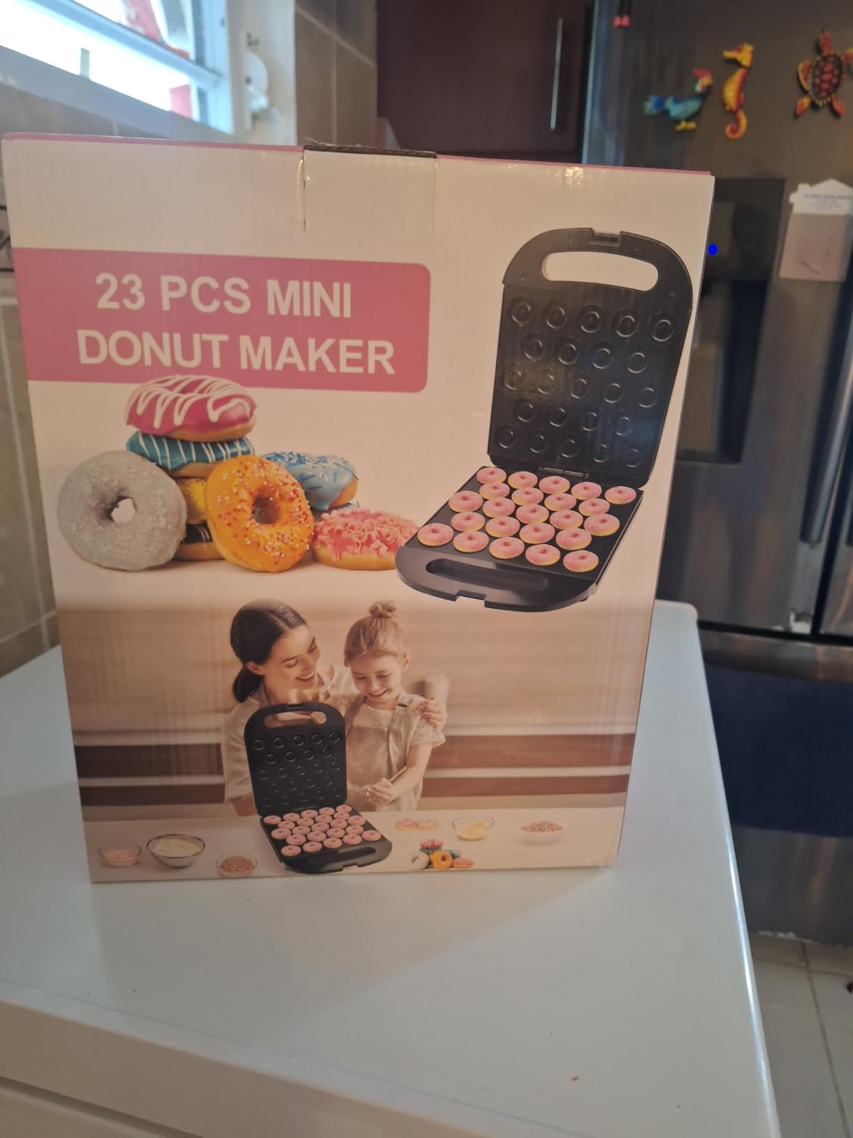 23 Mini Donut Maker Machine – Electric Donut Maker, Non-Stick, Fast Heating, Easy to Use for Home and Restaurants, Perfect for Breakfast, Snacks, Kids Parties, Gift Idea - Makes 23 Doughnuts at Once customer photo 2
