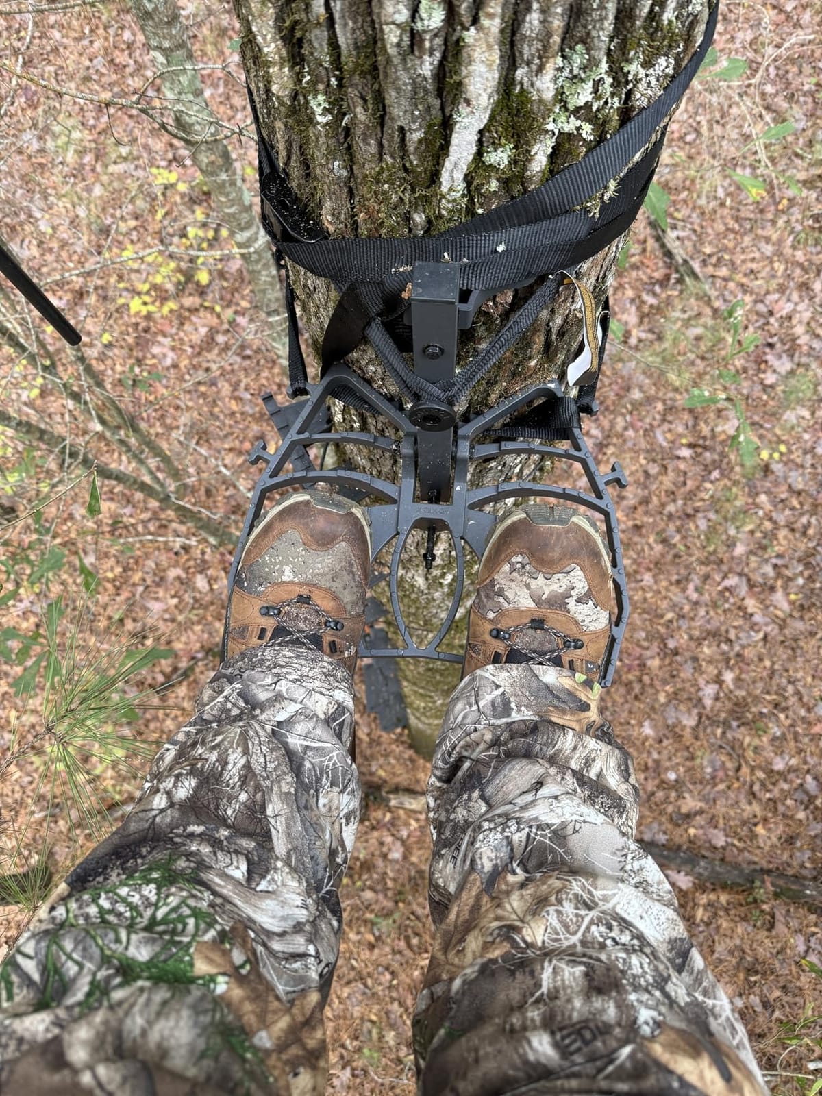 Kalkal Saddle Platform, Die-Cast Aluminum Adjustable Saddle Hunting Platform, Lightweight Tree Saddle Platform Hunting System customer photo 2