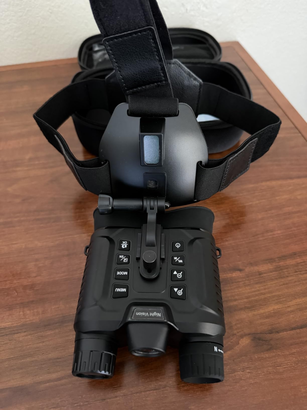Dsoon Night Vision Goggles, Upgraded Rechargeable Head-Mounted Night Vision Binoculars with 32GB TF Card, Hands Free, Tactical Flashlight, 1312FT, 8X Digital Zoom customer photo 2