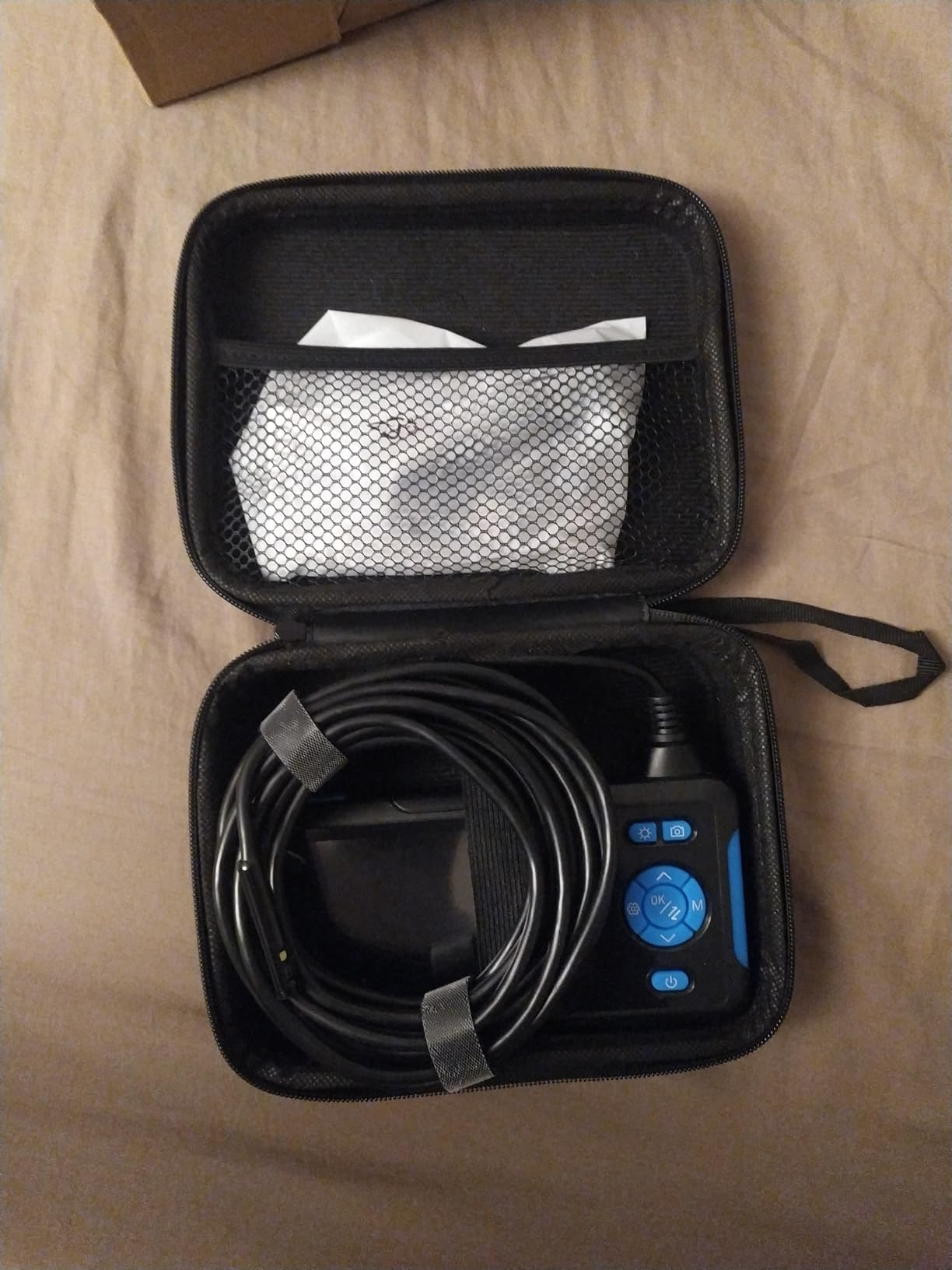 T TAKMLY Endoscope Camera with Light, Dual Lens 4.3'' Inspection Camera, 1080P HD Borescope, IP67 Waterproof Snake Camera for Inspecting Walls, Vents, Automotive Engines, Pipes, 16.4FT customer photo 2