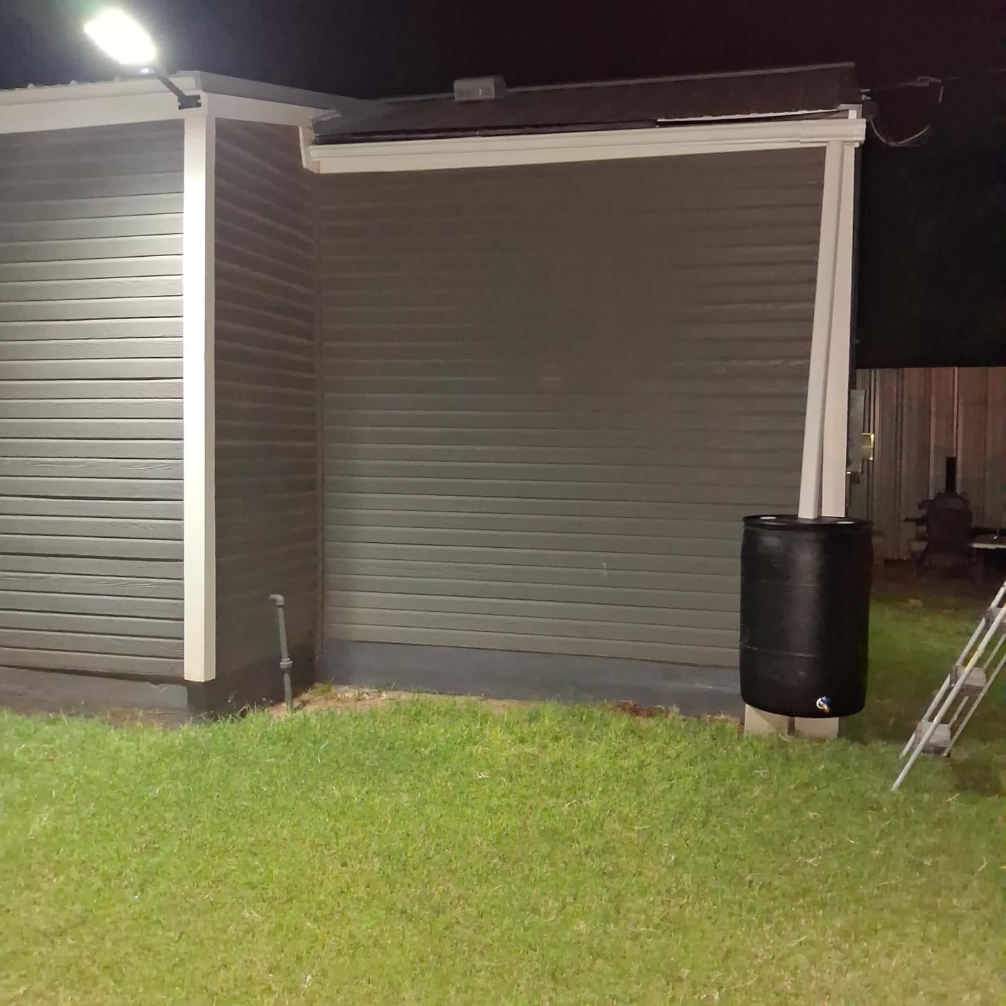 55 Gallon Water Storage Barrel, BPA Free, Emergency Water Supply - Eco Friendly - Made in USA (BLACK) customer photo 1