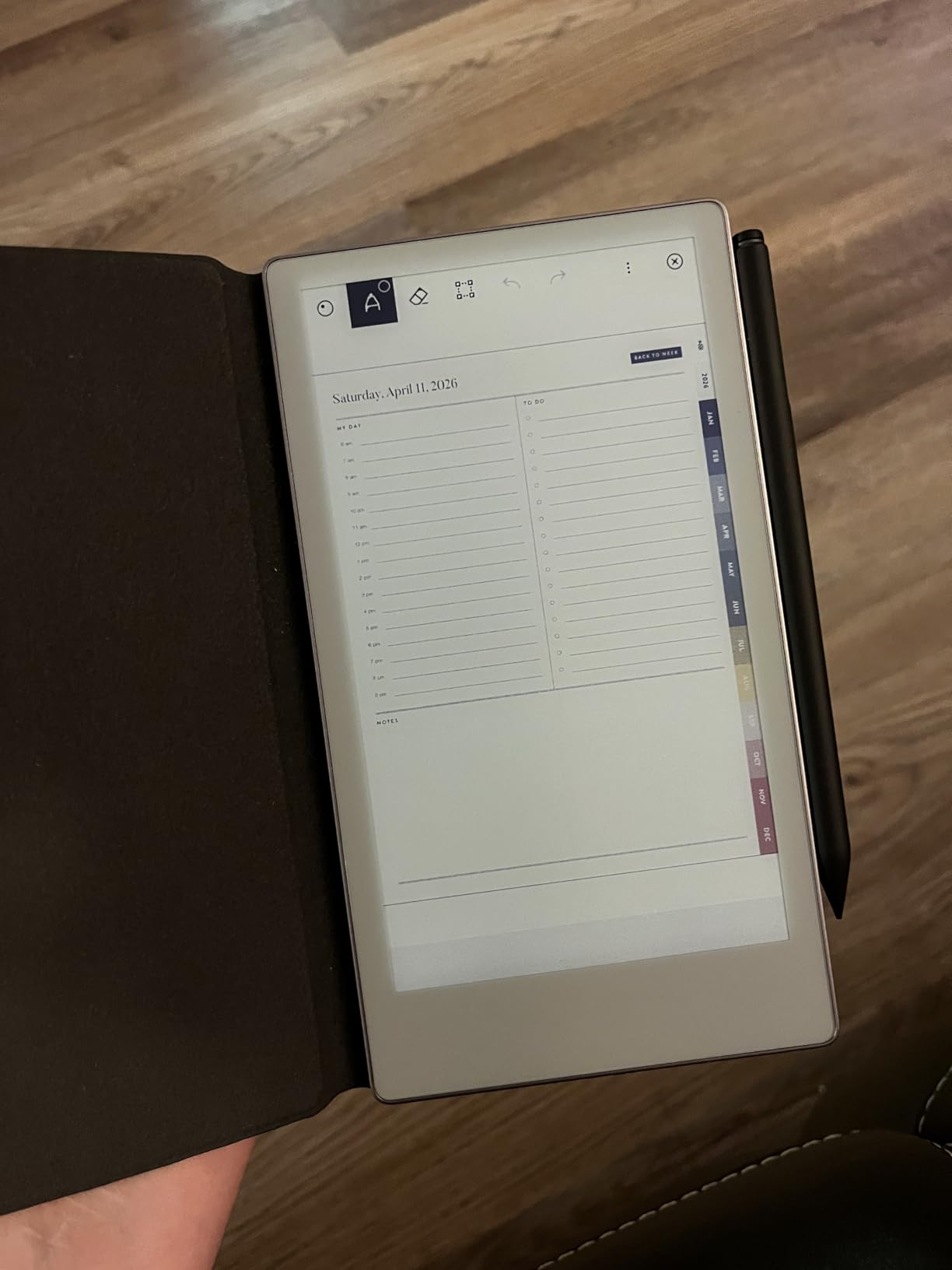 reMarkable Paper Pro Move with Marker Plus and Basalt Book Folio customer photo 1