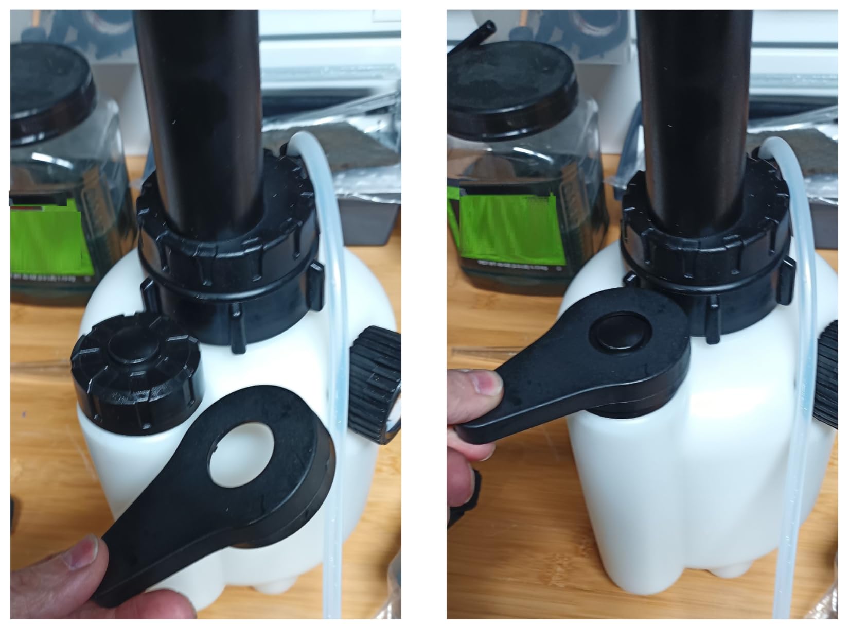 3L Brake Fluid Bleeder Kit w/ 1L Catch Bottle, Pressure Brake Bleeding Tool customer photo 1