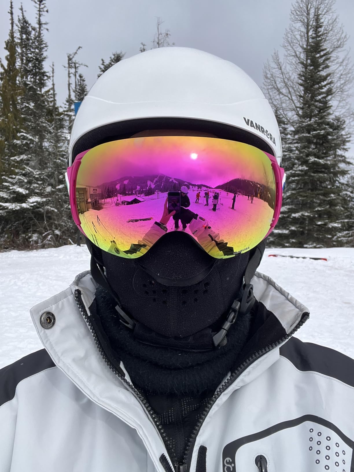 VANRORA Ski Helmet and Goggles Set, Snowboard Helmet for Men Women & Adults | Climate Control Vent, Interchangeable Lens Ski Goggles, Adjustable Fit, Safety-Certified for Skiing, Snowboarding customer photo 1
