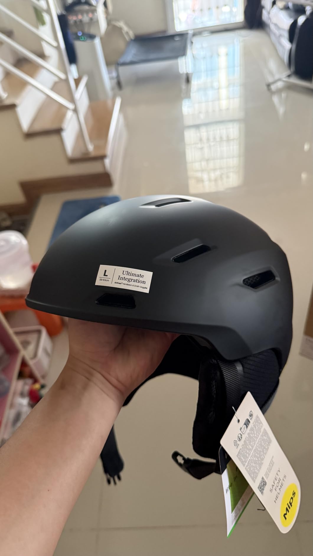 SMITH Descend MIPS Helmet | Adult Snowsports Helmet with MIPS Technology + Zonal Koroyd Coverage. Lightweight Protection for Skiing & Snowboarding customer photo 2