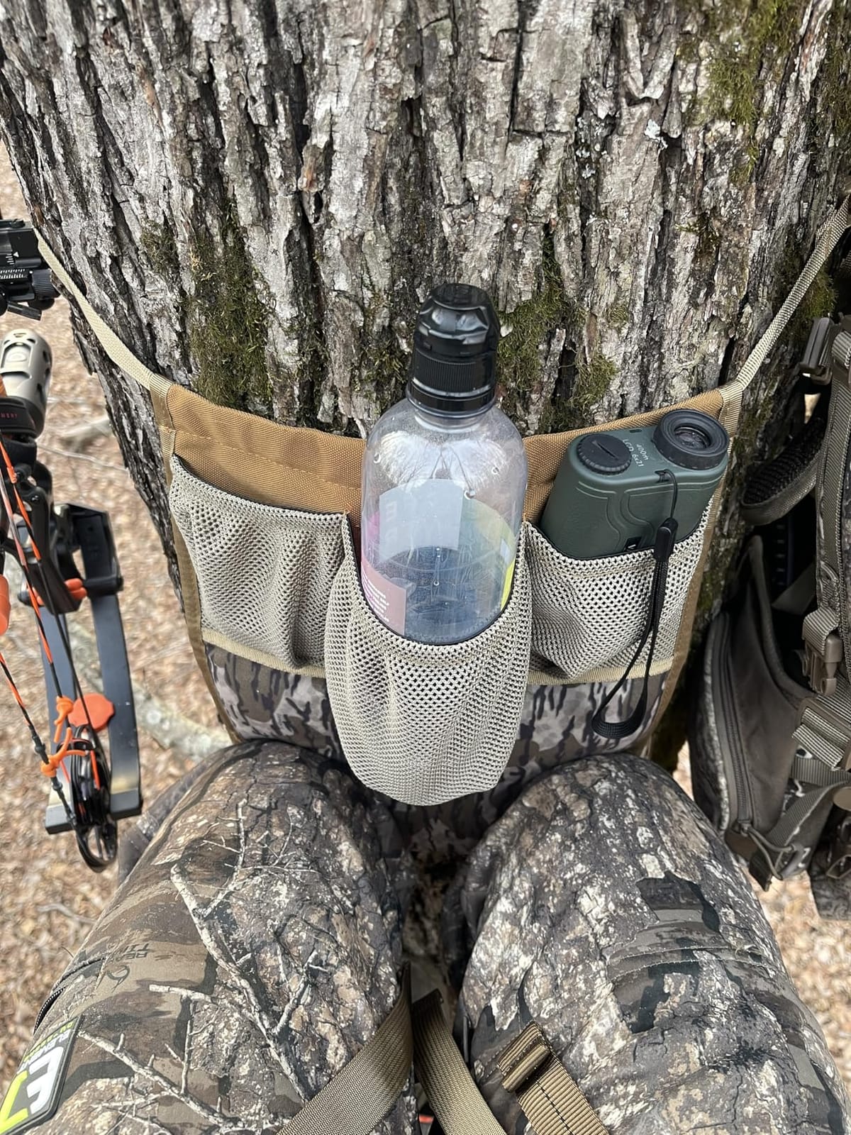 UIIHUNT Saddle Hunting Knee Cushion: Dual Knee Pads with 3 Utility Pockets, Tree Saddle Knee Cushion Pad with Adjustable Strap, Camo Hunting Knee Pads, Saddle Hunting Accessories Gear customer photo 1