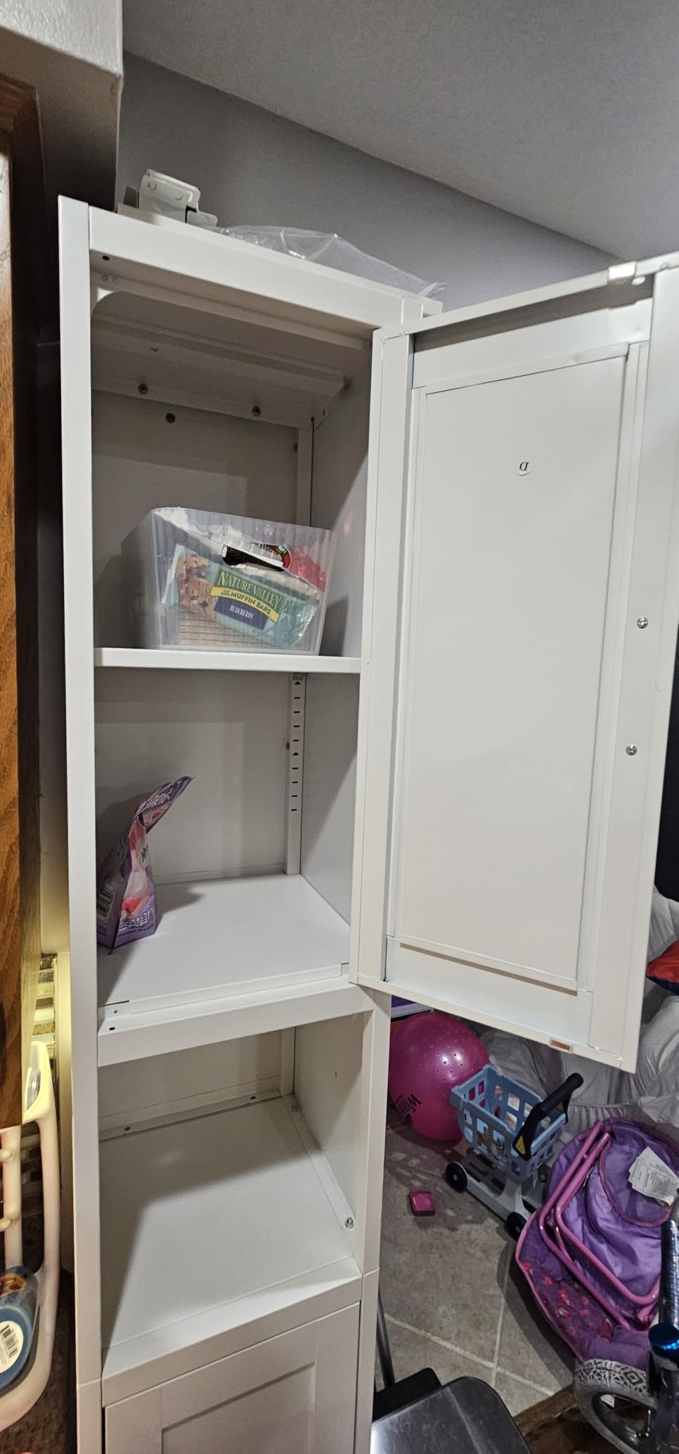 Ckzbx Metal Locker Tall Narrow Storage Cabinet, 67