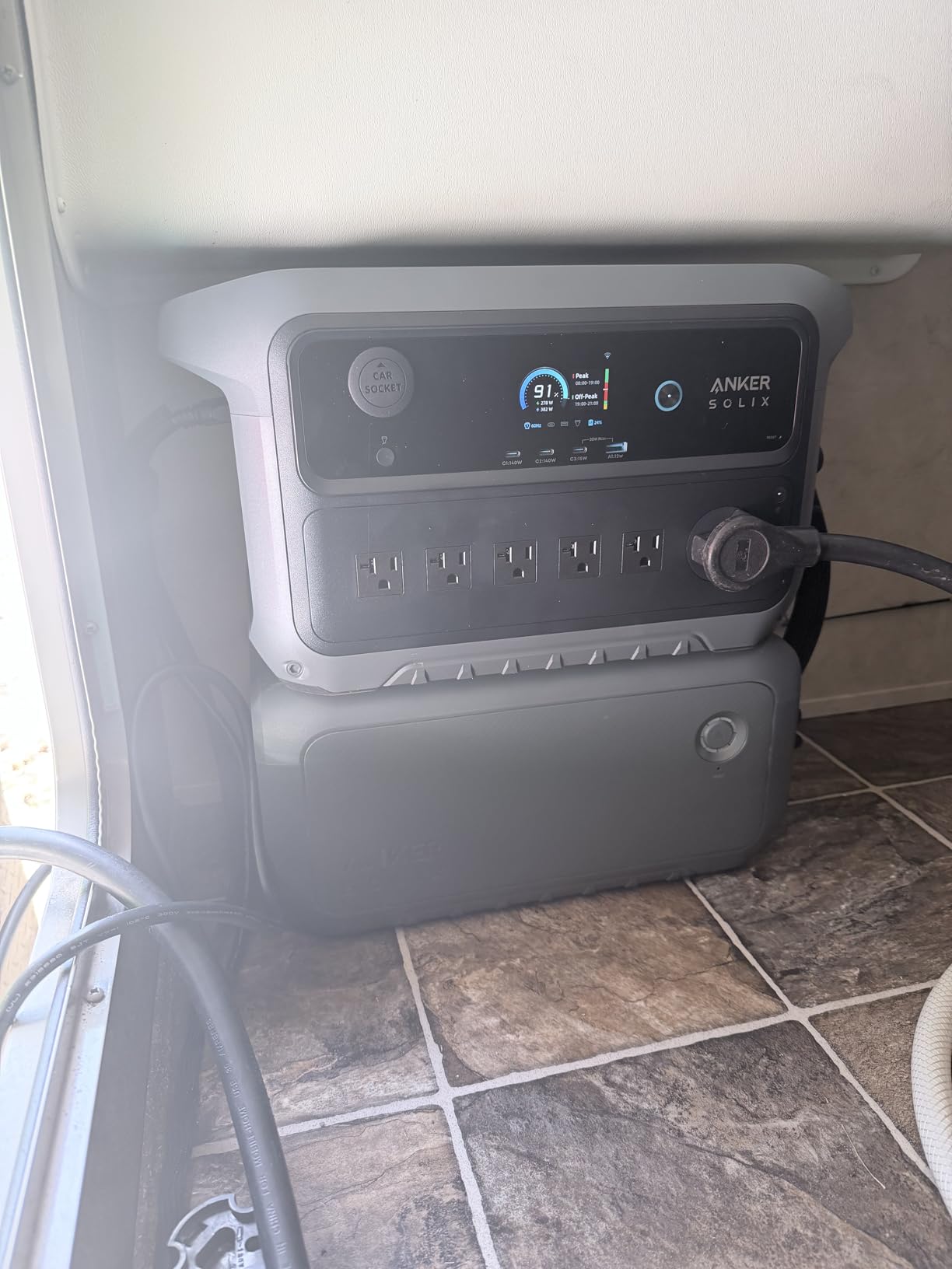Anker SOLIX C2000 Gen 2 Portable Power Station, 2,048Wh, 2,400W, Camping customer photo 2