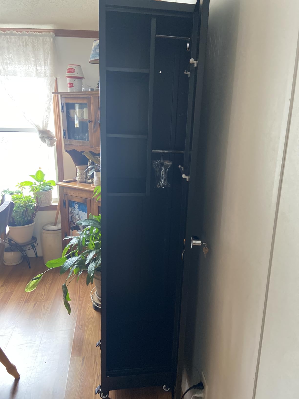 71-Inch Garage Storage Cabinet with 2 Drawers, Wheels and Pegboard customer photo 2