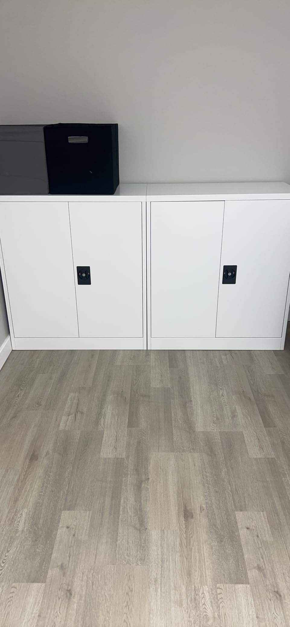 Metal Garage Storage Cabinet with Wheels, Rolling Garage Cabinet with Locking Doors and Adjustable Shelves, 73