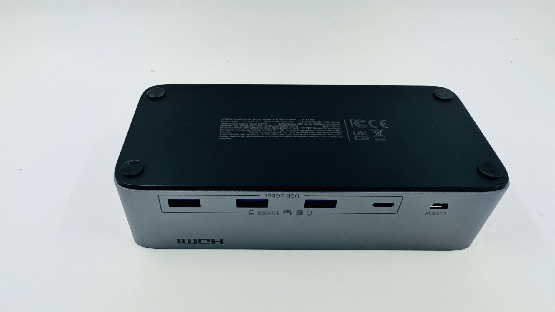 UGREEN 8K@60Hz HDMI Displayport KVM Switch 3 Monitors 2 Computers, Aluminum customer photo 2