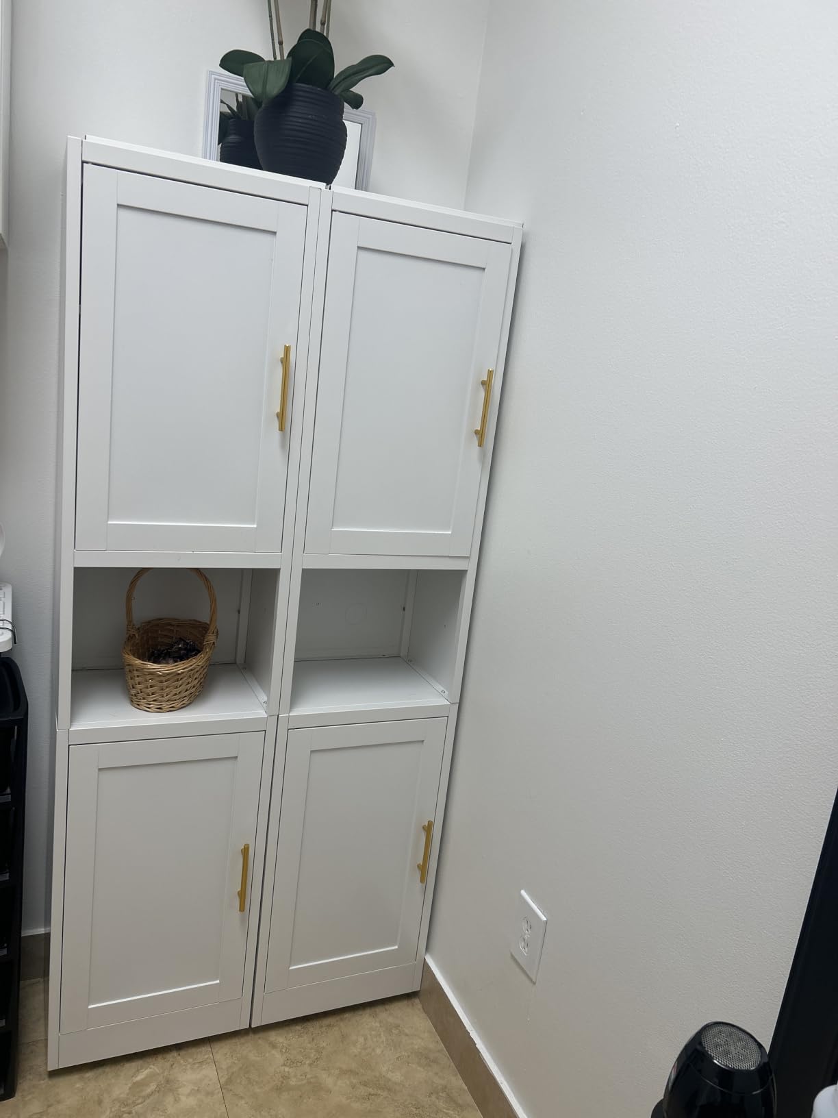 Ckzbx Metal Locker Tall Narrow Storage Cabinet, 67