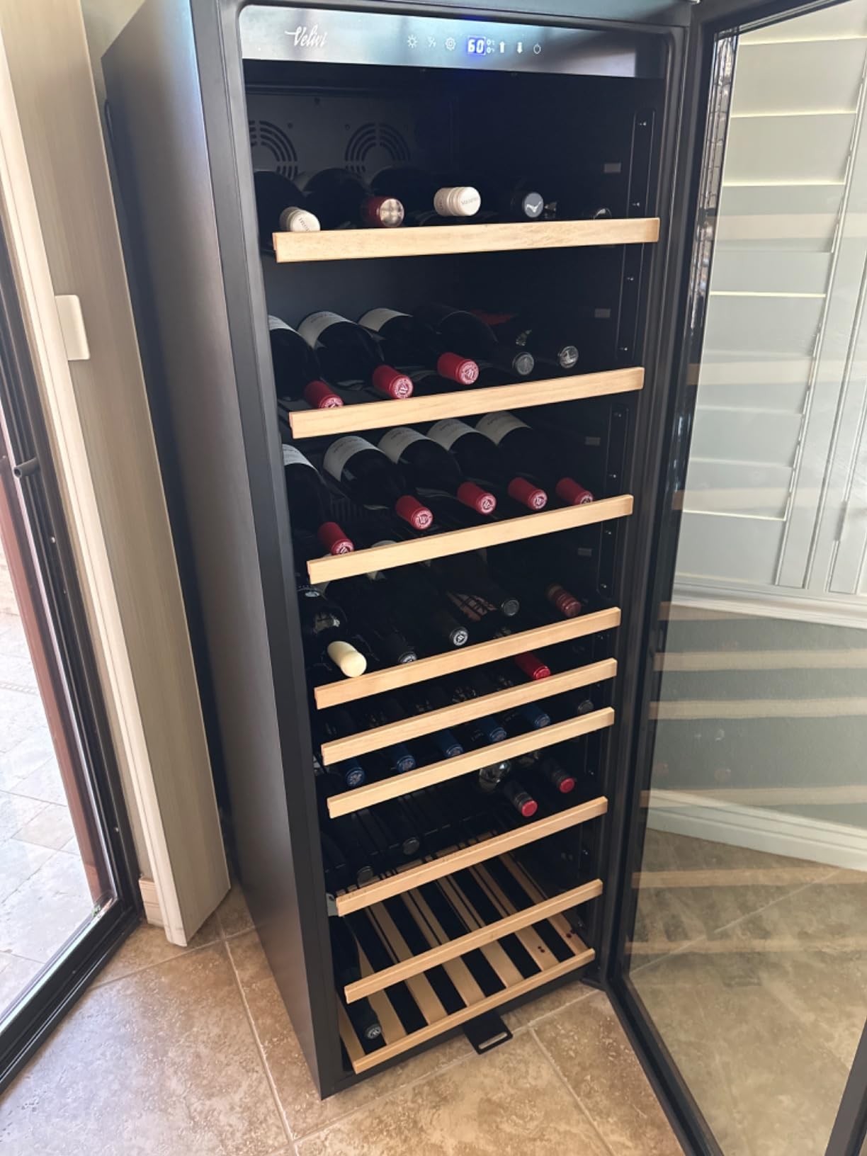 Commercial Display Beverage Fridge, 40″ Double Glass Door Refrigerator customer photo 1