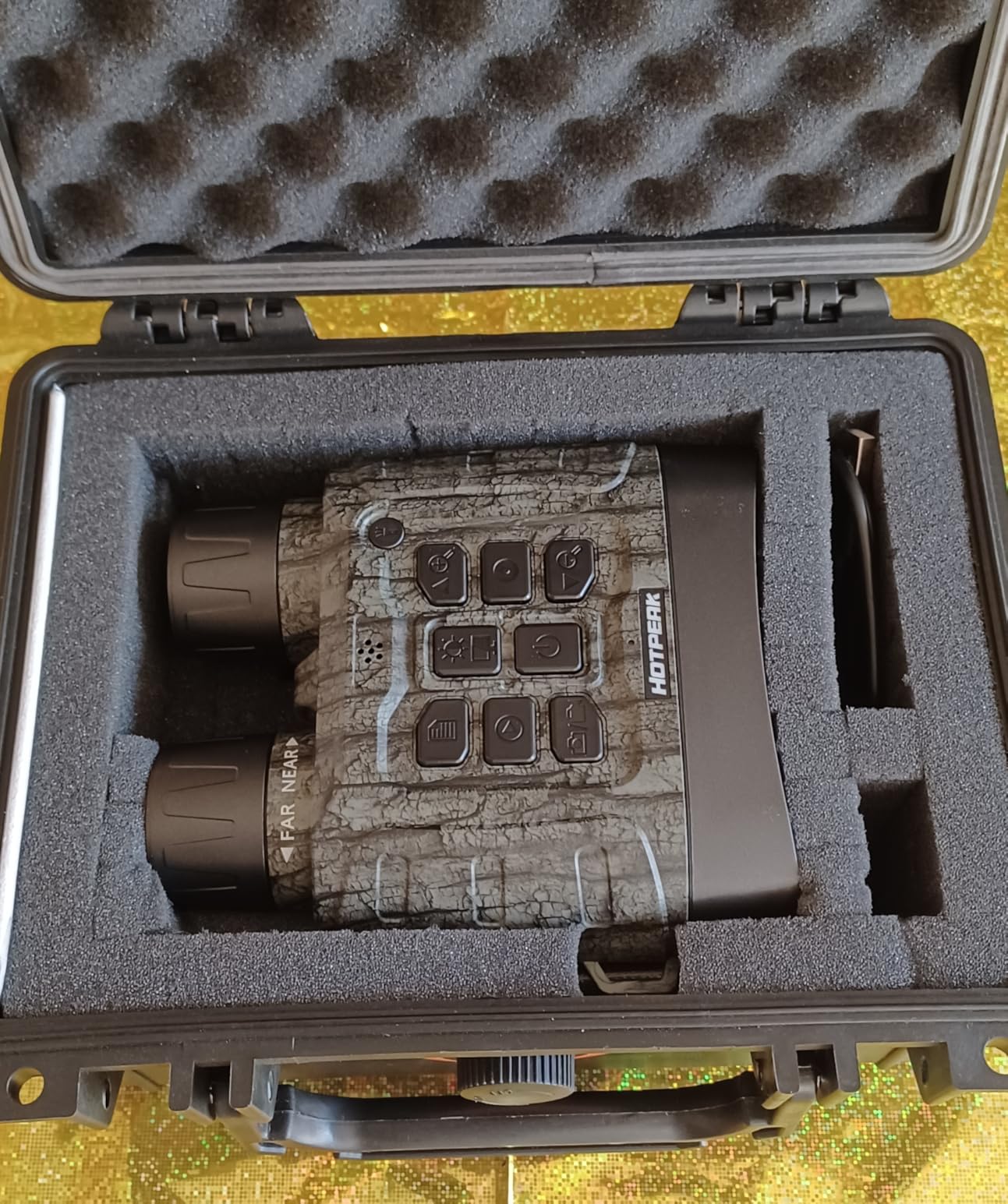 Night Vision Goggles 4K, 112 MP Full Color Night Vision Binoculars 18X Zoom, 5000mAh Battery, 1968ft Range, 64GB Card Included, Infrared Binoculars for Hunting Camping Security customer photo 1