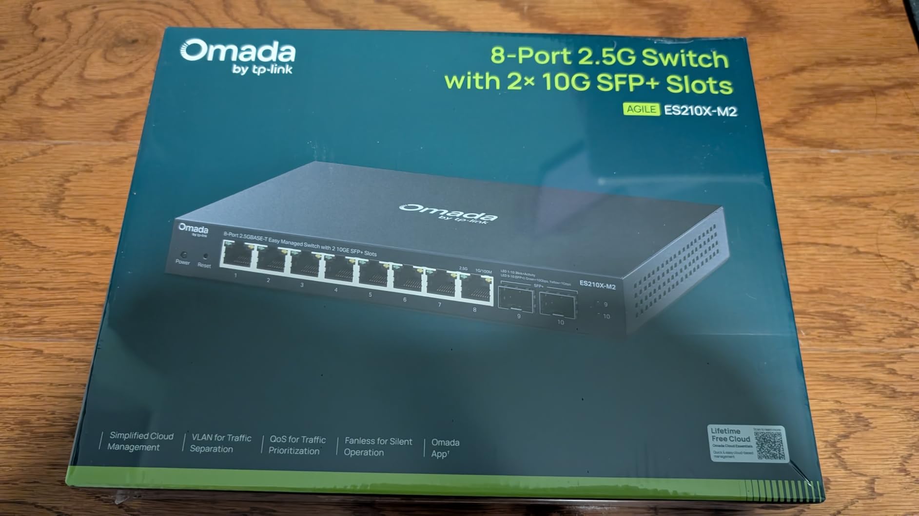 Omada ES210X-M2, 8 Port 2.5G Easy Managed Switch customer photo 1