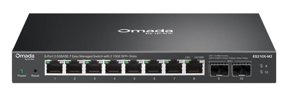 Omada ES210X-M2, 8 Port 2.5G Easy Managed Switch customer photo 2