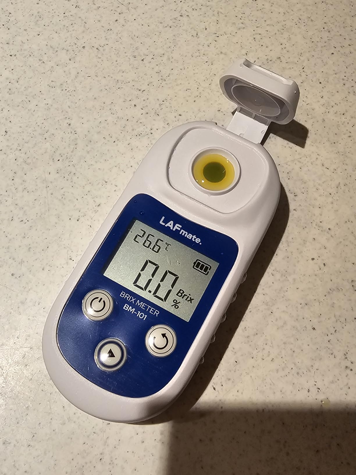 Digital Refractometer Range 0-55 BM101 Brix Refractometer ±0.2% Accuracy with ATC, IP65 Brix Meter for Juice, Wine Making & Coffee customer photo 2