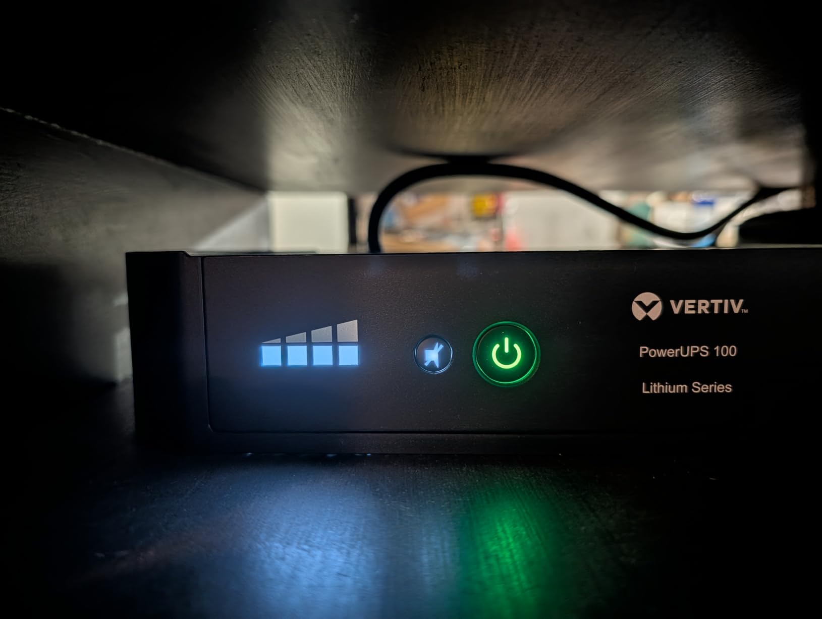 Vertiv Liebert PowerUPS 100 PUL-350LVT Lithium-Ion UPS Battery Backup 350VA customer photo 1