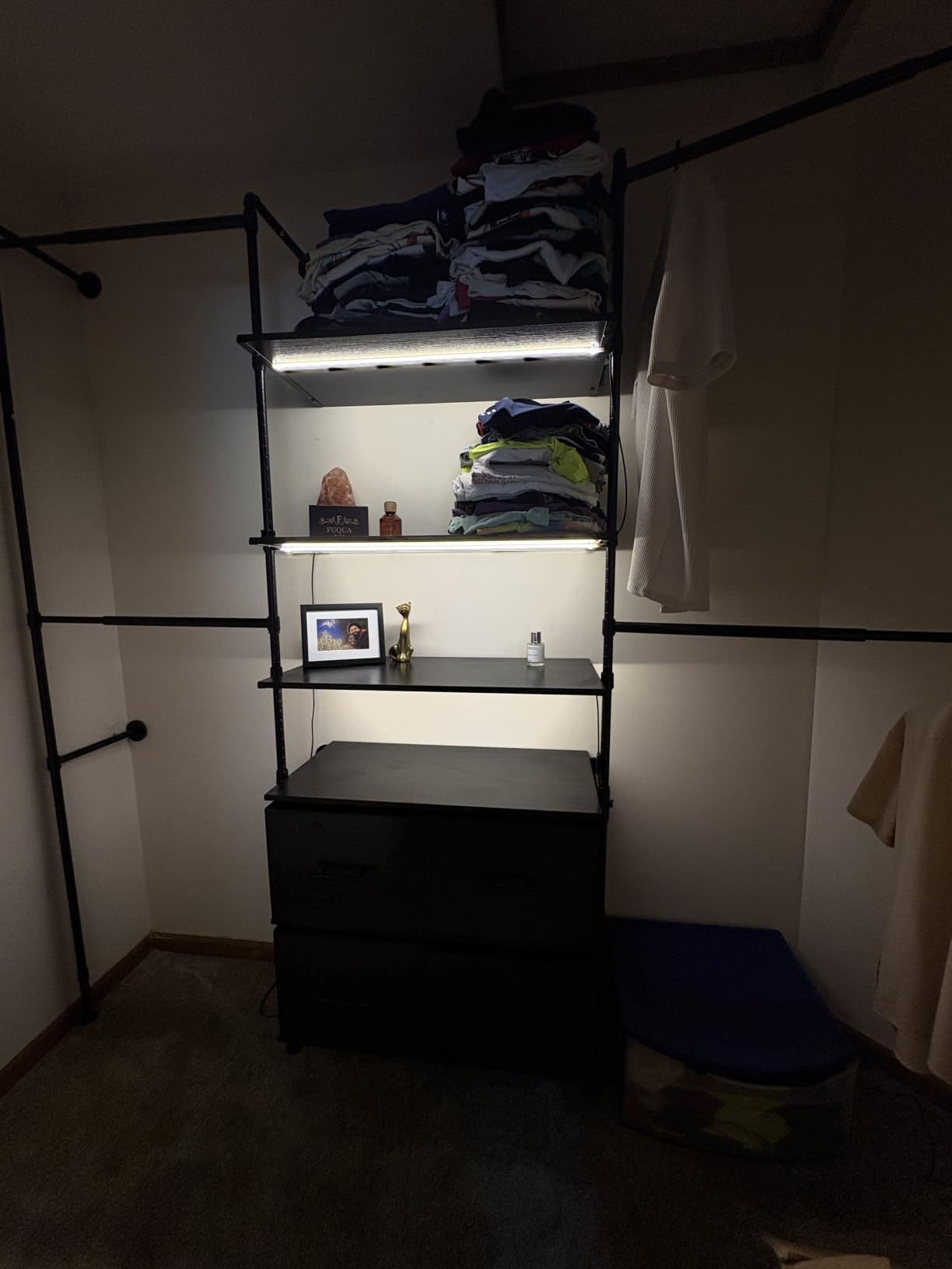 ONBRILL T3 Closet System with Stepless Dimmable LED Light & 4 Large Drawers customer photo 2