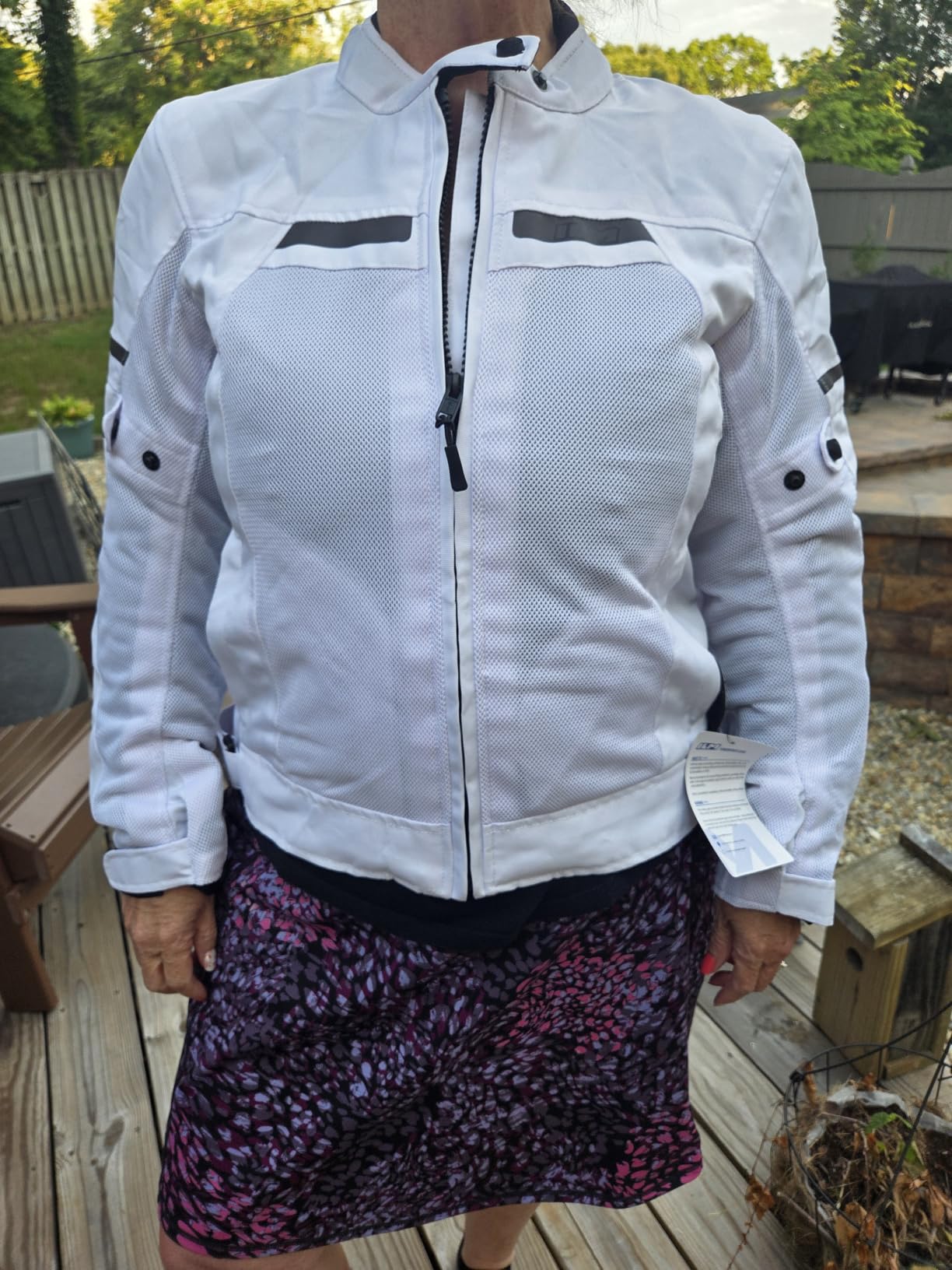 ILM Women Motorcycle Jacket with Armor CE Moto Jacket All Season JM4 customer photo 2