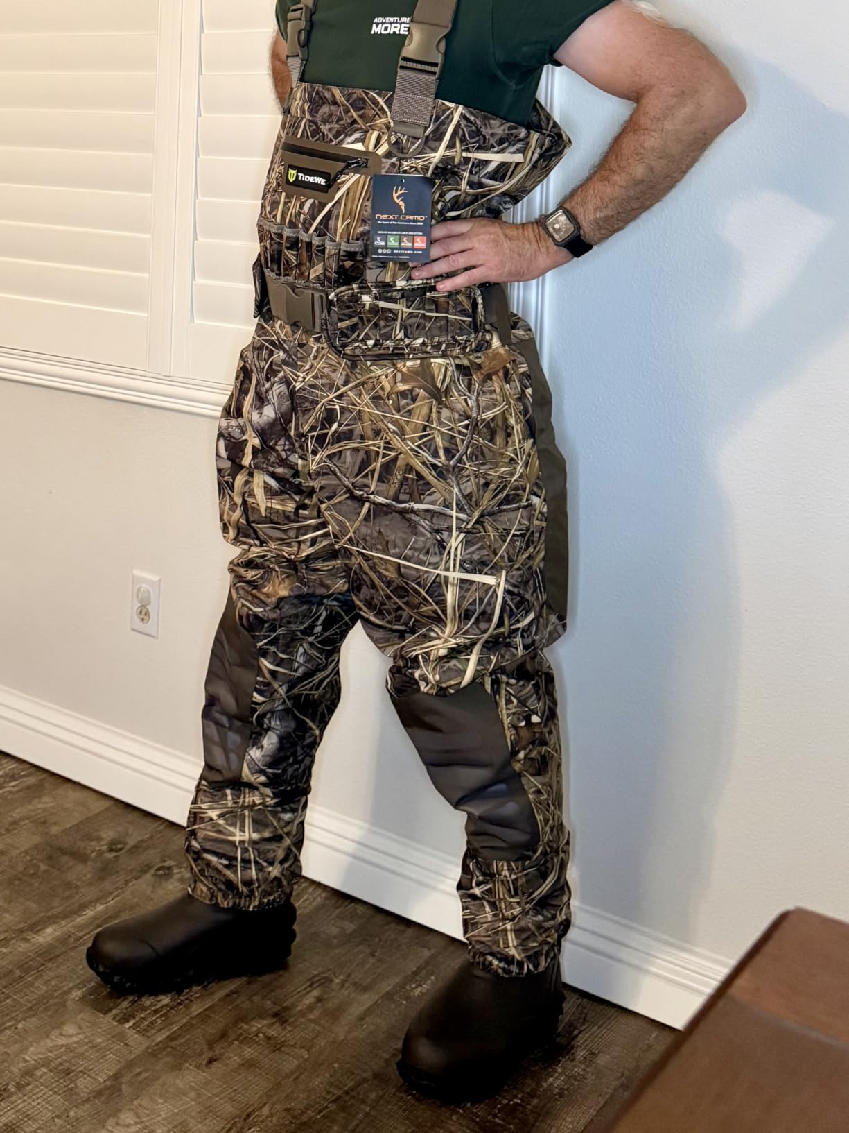 TIDEWE Breathable Chest Waders, Waterproof Insulated Hunting Waders customer photo 1