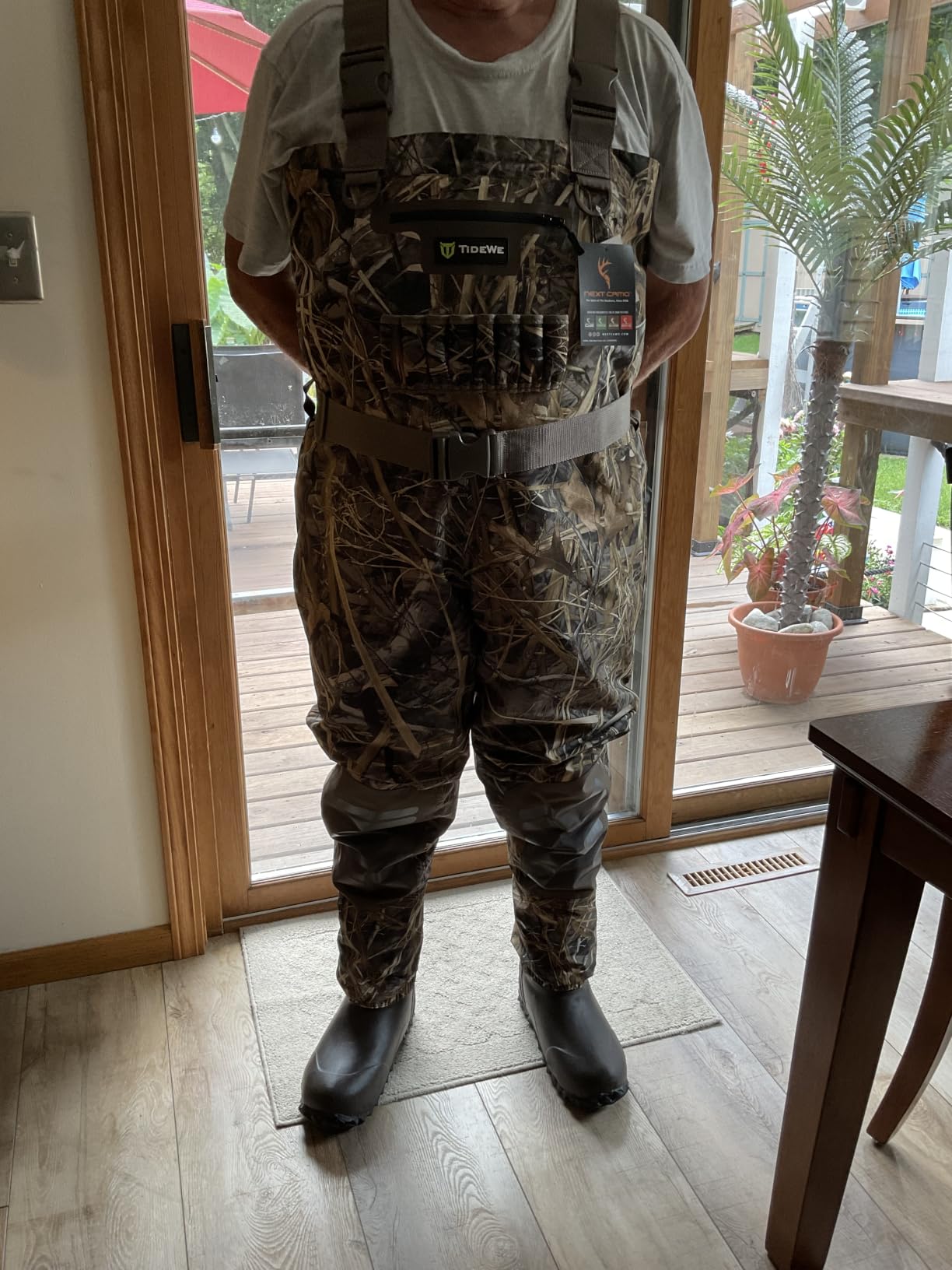 TIDEWE Breathable Chest Waders, Waterproof Insulated Hunting Waders customer photo 2