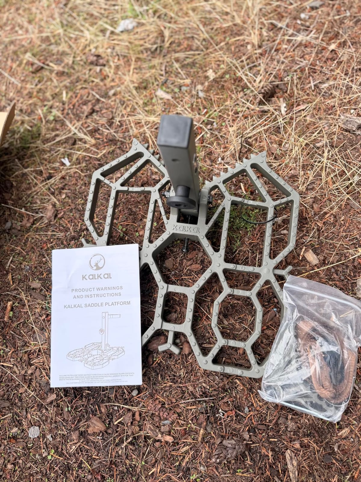 Kalkal Tree Saddle Platform, Adjustable Aluminum Saddle Hunting Platform customer photo 2