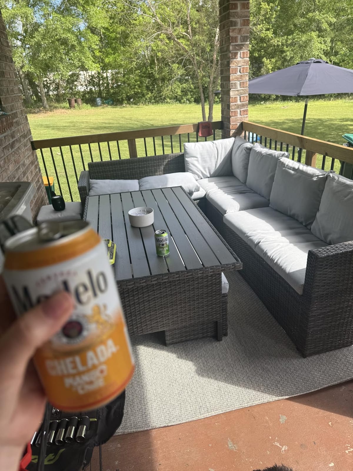 Wisteria Lane 7 Piece Patio Furniture Set, Patio Sectional for All Weather customer photo 2