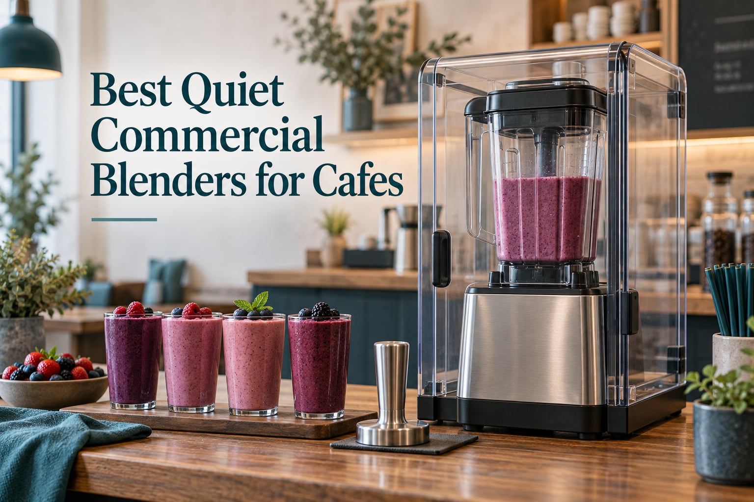 Best Quiet Commercial Blenders for Cafes