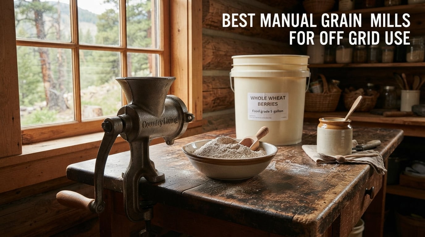 Best manual grain mills for off grid use