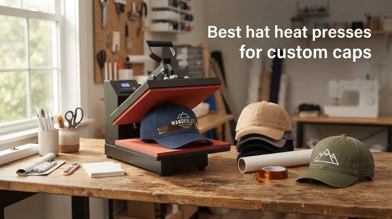 Best hat heat presses for custom caps