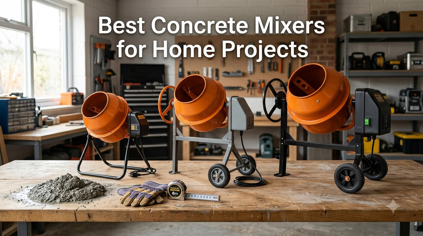 Best Concrete Mixers for Home Projects