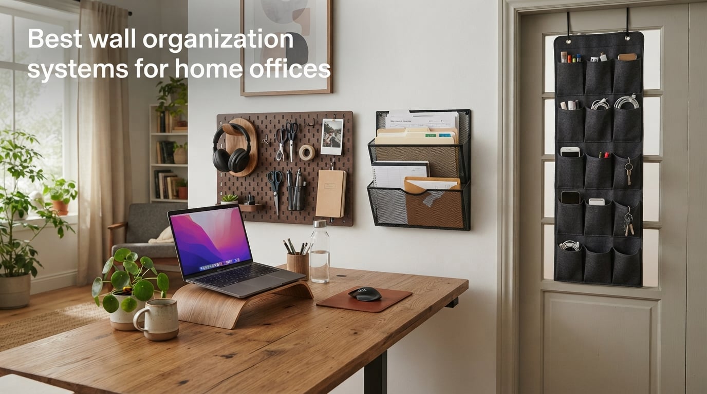 Best wall organization systems for home offices