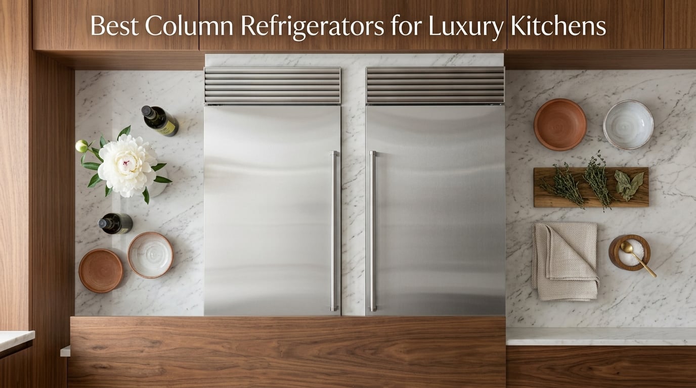 Best Column Refrigerators for Luxury Kitchens
