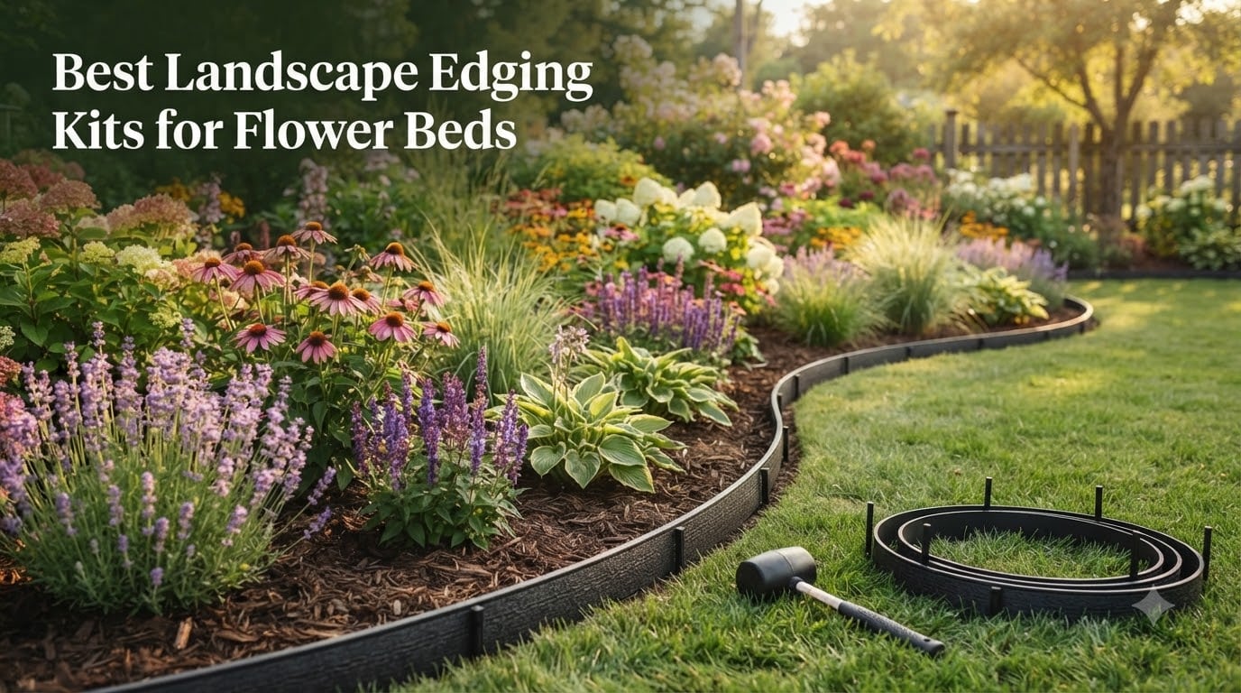 Best Landscape Edging Kits for Flower Beds