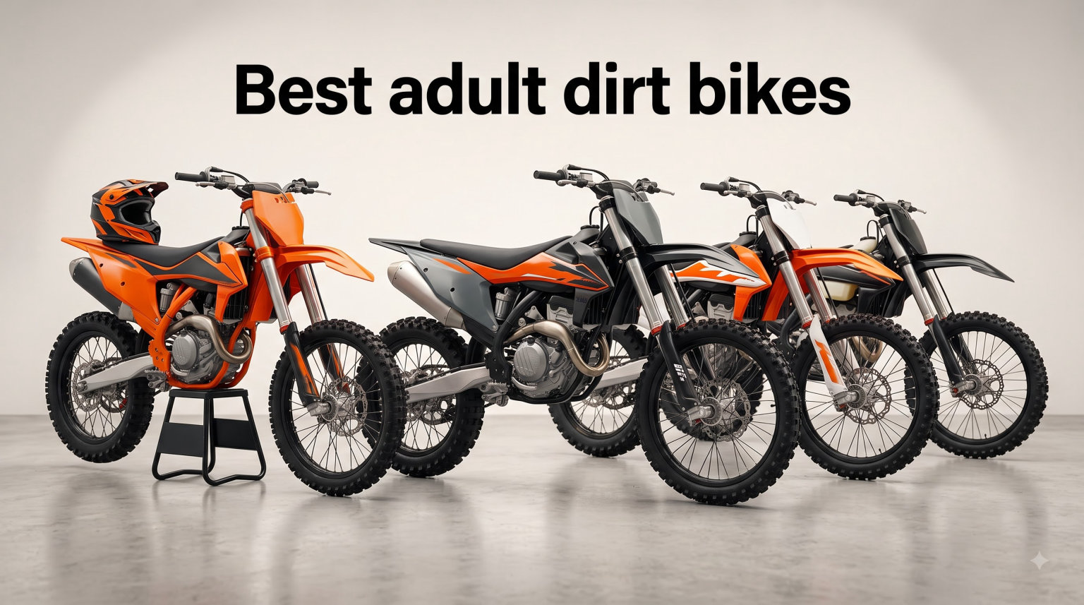 Best adult dirt bikes