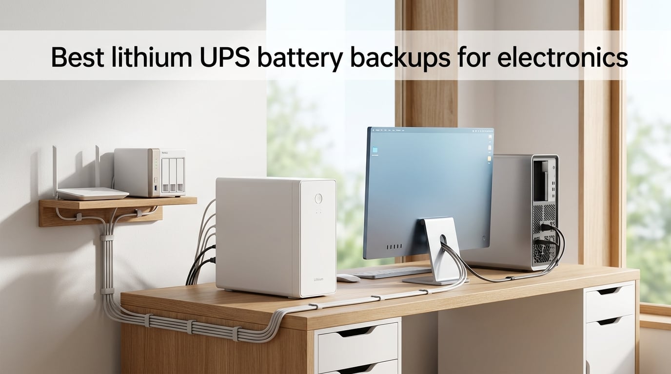 Best lithium UPS battery backups for electronics