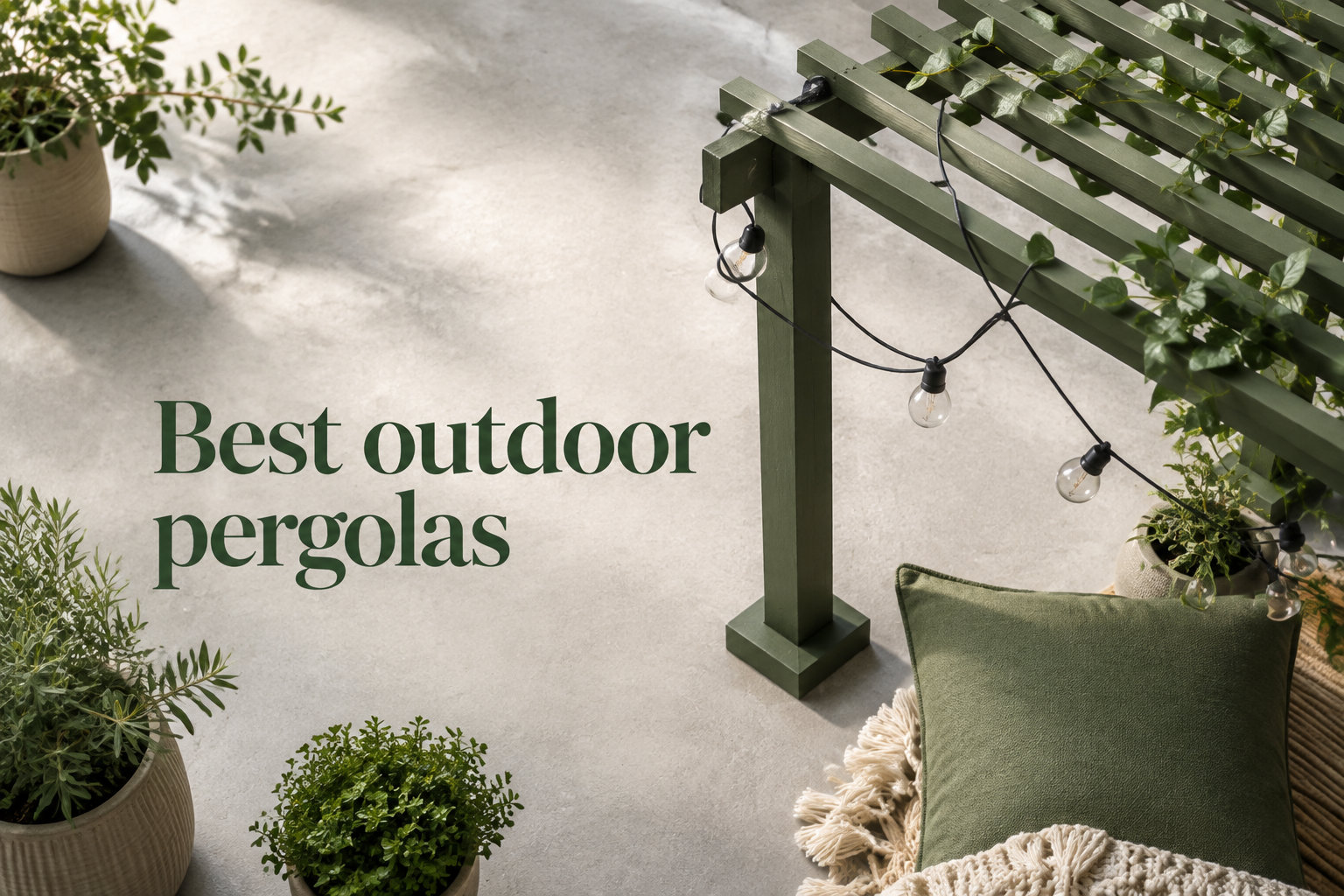 Best outdoor pergolas
