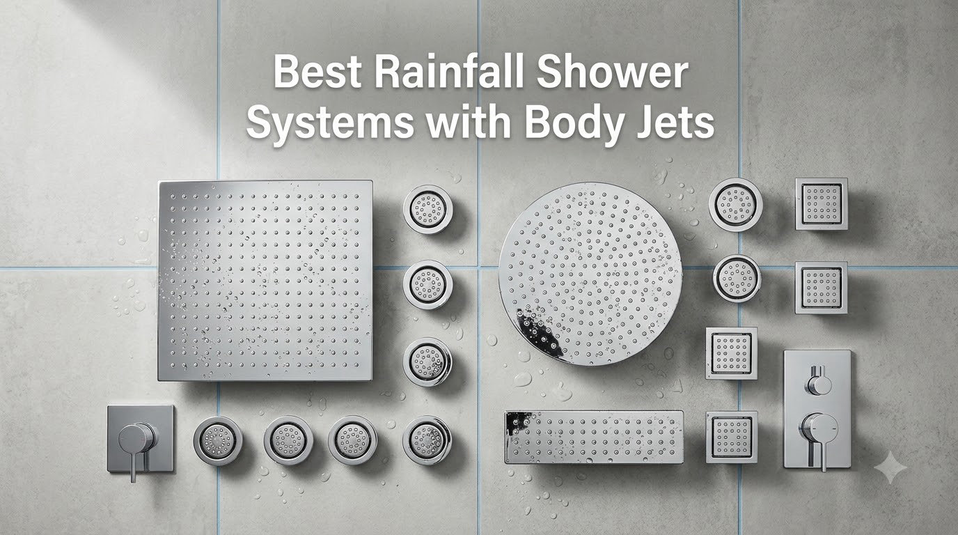Best Rainfall Shower Systems with Body Jets