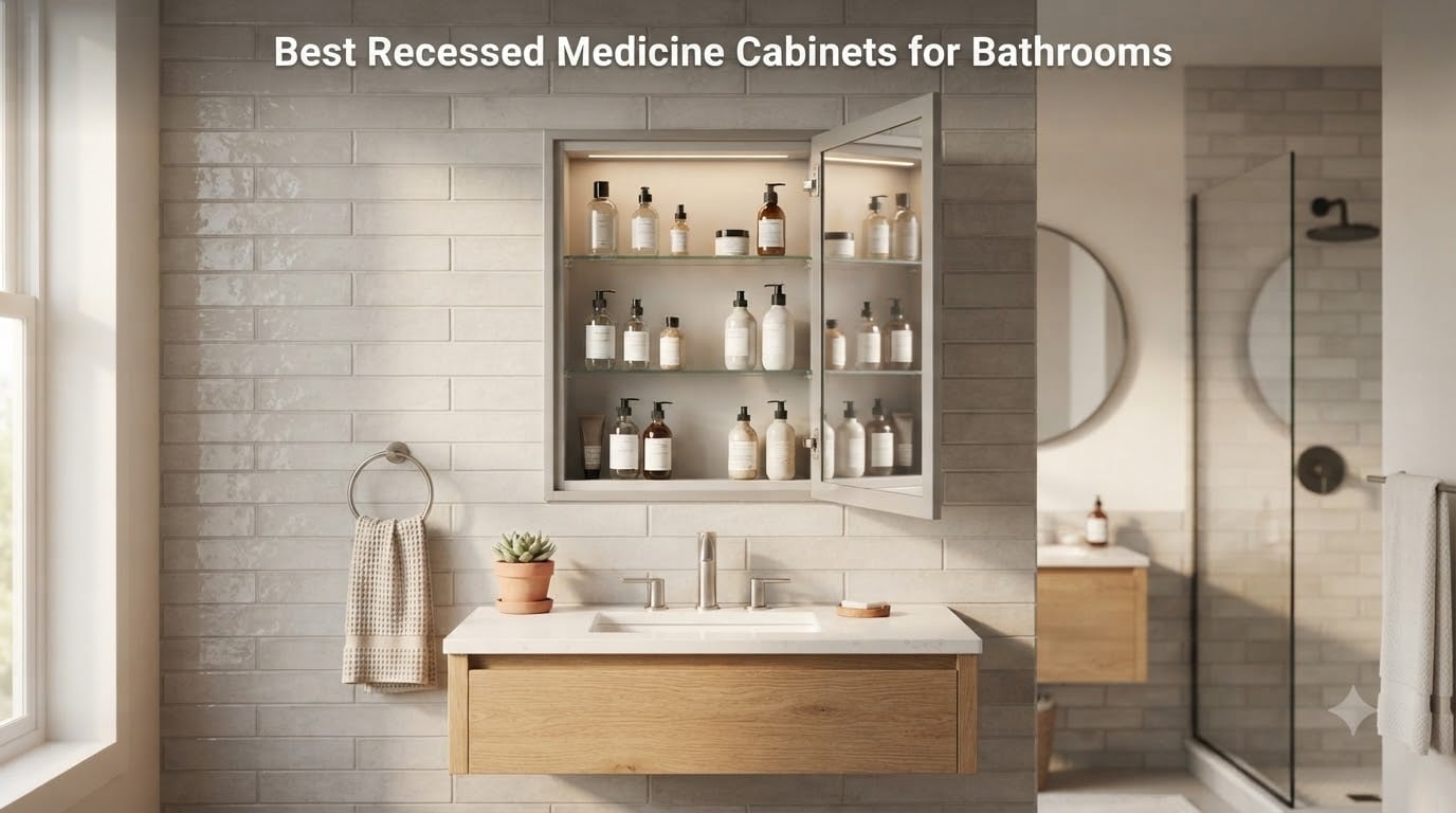 Best Recessed Medicine Cabinets for Bathrooms